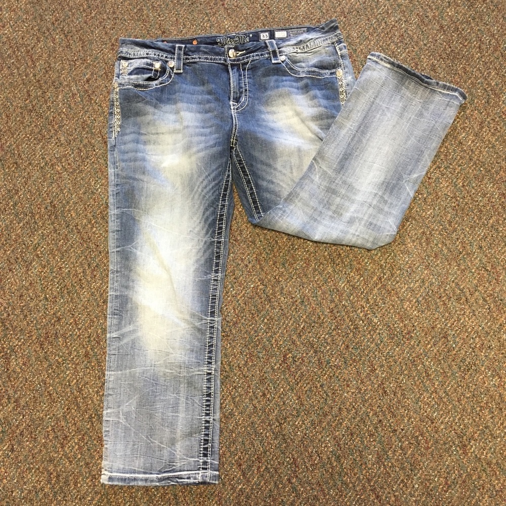 Miss Me Mid Rise Easy Crop Jeans